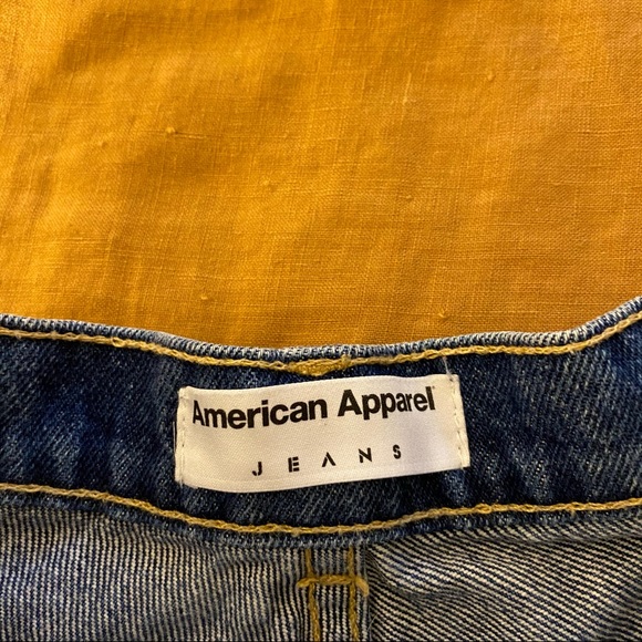 American Apparel High Waist Cuff Shorts - Picture 4 of 5